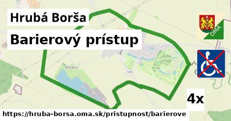 Barierový prístup, Hrubá Borša