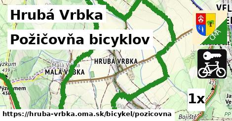 požičovňa bicyklov v Hrubá Vrbka