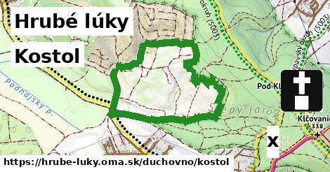 Kostol, Hrubé lúky