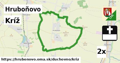 Kríž, Hruboňovo