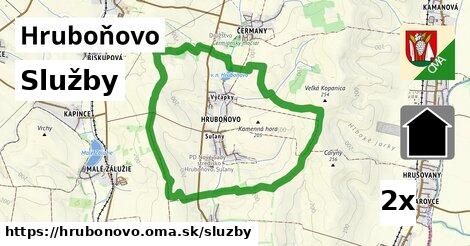 služby v Hruboňovo