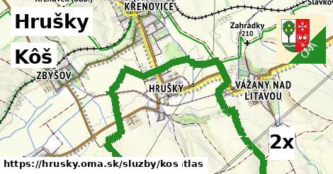 kôš v Hrušky