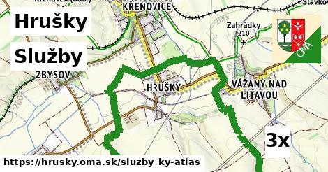 služby v Hrušky