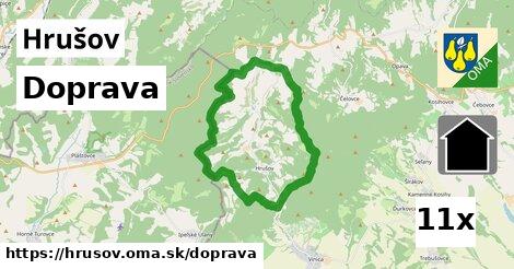 doprava v Hrušov