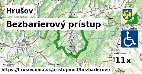 bezbarierový prístup v Hrušov