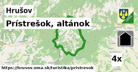 Prístrešok, altánok, Hrušov