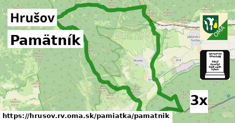 Pamätník, Hrušov, okres RV