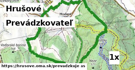 prevádzkovateľ v Hrušové