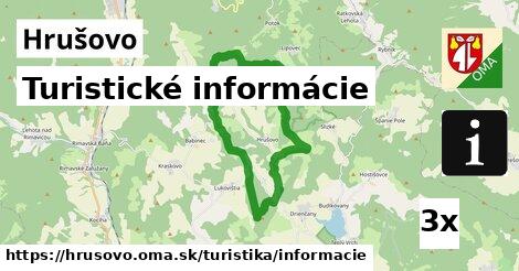 Turistické informácie, Hrušovo