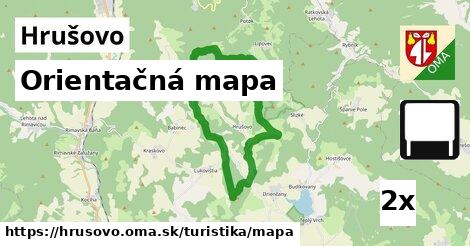 Orientačná mapa, Hrušovo