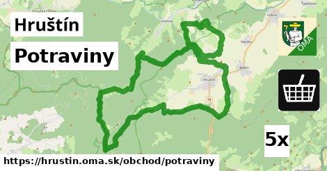 Potraviny, Hruštín