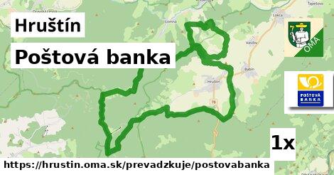 Poštová banka v Hruštín