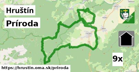 príroda v Hruštín