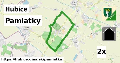 pamiatky v Hubice