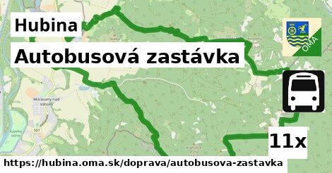 Autobusová zastávka, Hubina