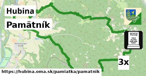 Pamätník, Hubina