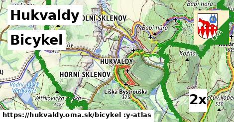 bicykel v Hukvaldy