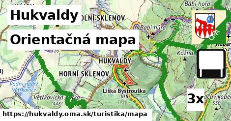 Orientačná mapa, Hukvaldy