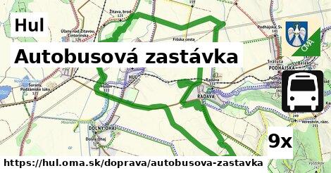 Autobusová zastávka, Hul