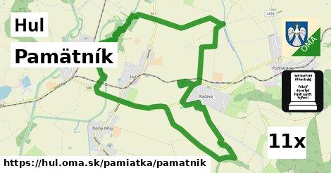 Pamätník, Hul