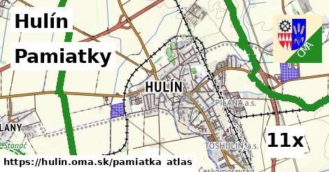 pamiatky v Hulín