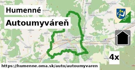 Autoumyváreň, Humenné