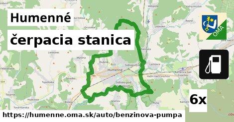 čerpacia stanica, Humenné