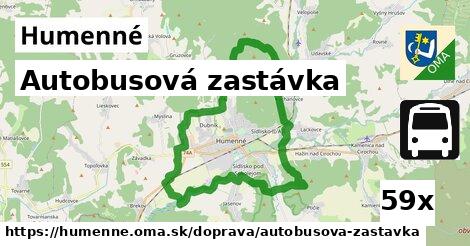 Autobusová zastávka, Humenné