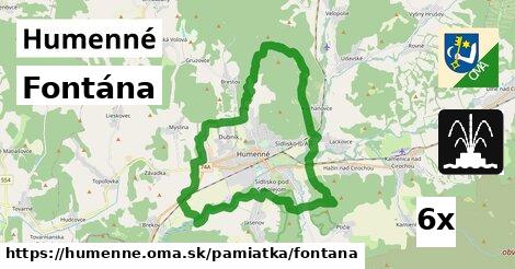 Fontána, Humenné