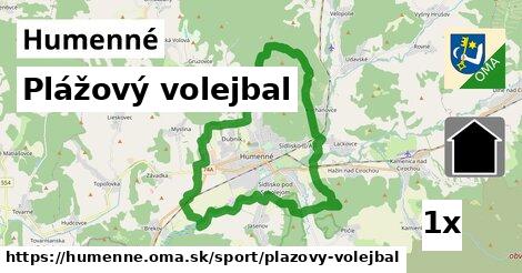 Plážový volejbal, Humenné