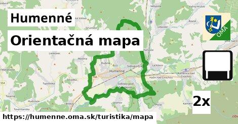 orientačná mapa v Humenné