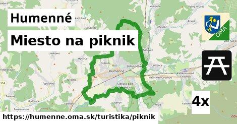 miesto na piknik v Humenné