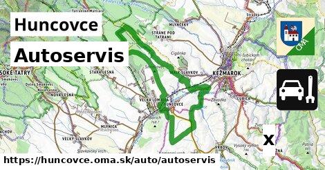 Autoservis, Huncovce
