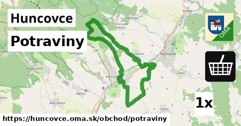 Potraviny, Huncovce