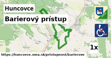 Barierový prístup, Huncovce