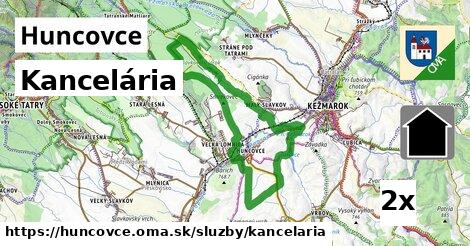Kancelária, Huncovce