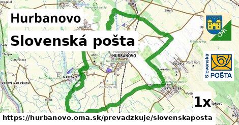 Slovenská pošta, Hurbanovo