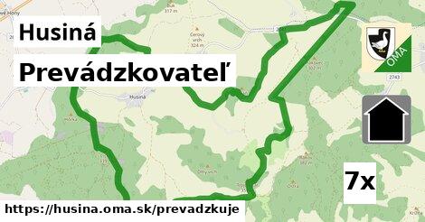 prevádzkovateľ v Husiná