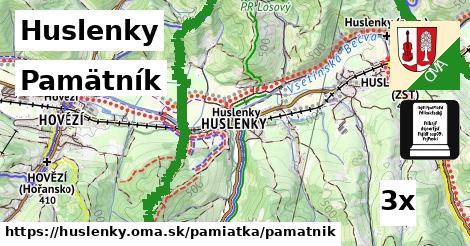 Pamätník, Huslenky