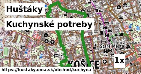 kuchynské potreby v Huštáky