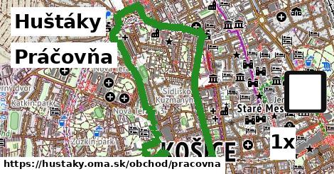 Práčovňa, Huštáky