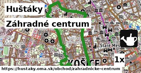 Záhradné centrum, Huštáky