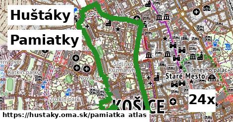 pamiatky v Huštáky