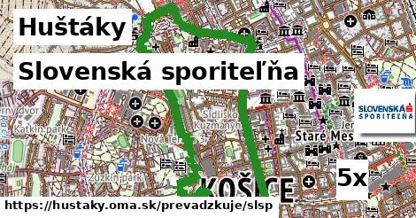 Slovenská sporiteľňa, Huštáky