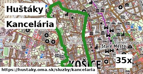 kancelária v Huštáky