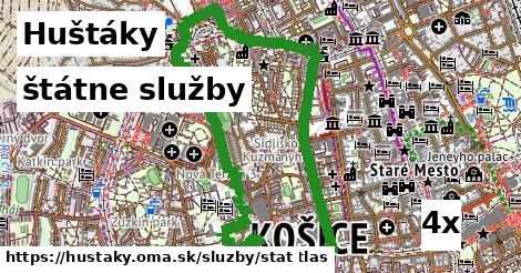 štátne služby v Huštáky