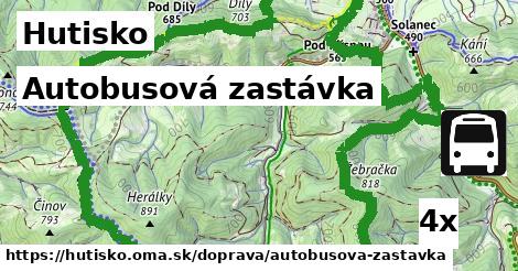 Autobusová zastávka, Hutisko