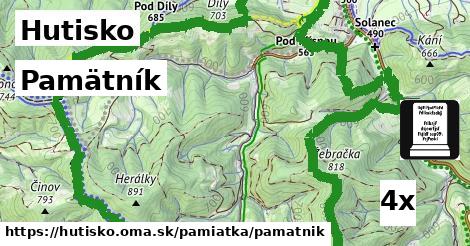 pamätník v Hutisko