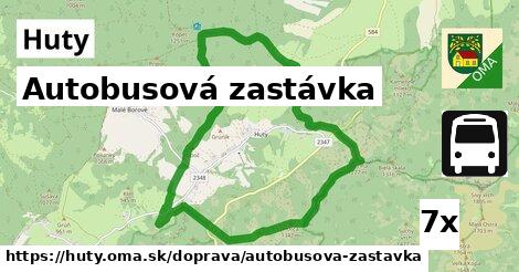 Autobusová zastávka, Huty