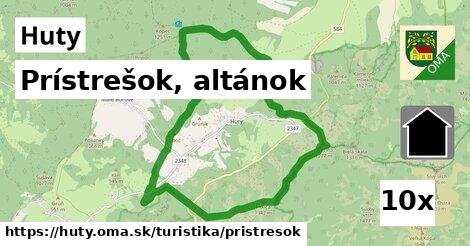 Prístrešok, altánok, Huty